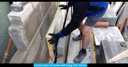 Cavity wall construction Details | Procedure to construct cavity wall